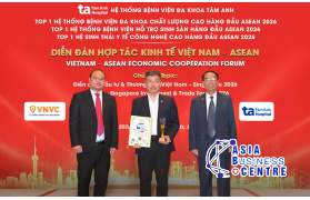 Bệnh viện Tâm Anh được vinh danh Top 1 Hệ thống Bệnh viện Hỗ trợ sinh sản hàng đầu ASEAN